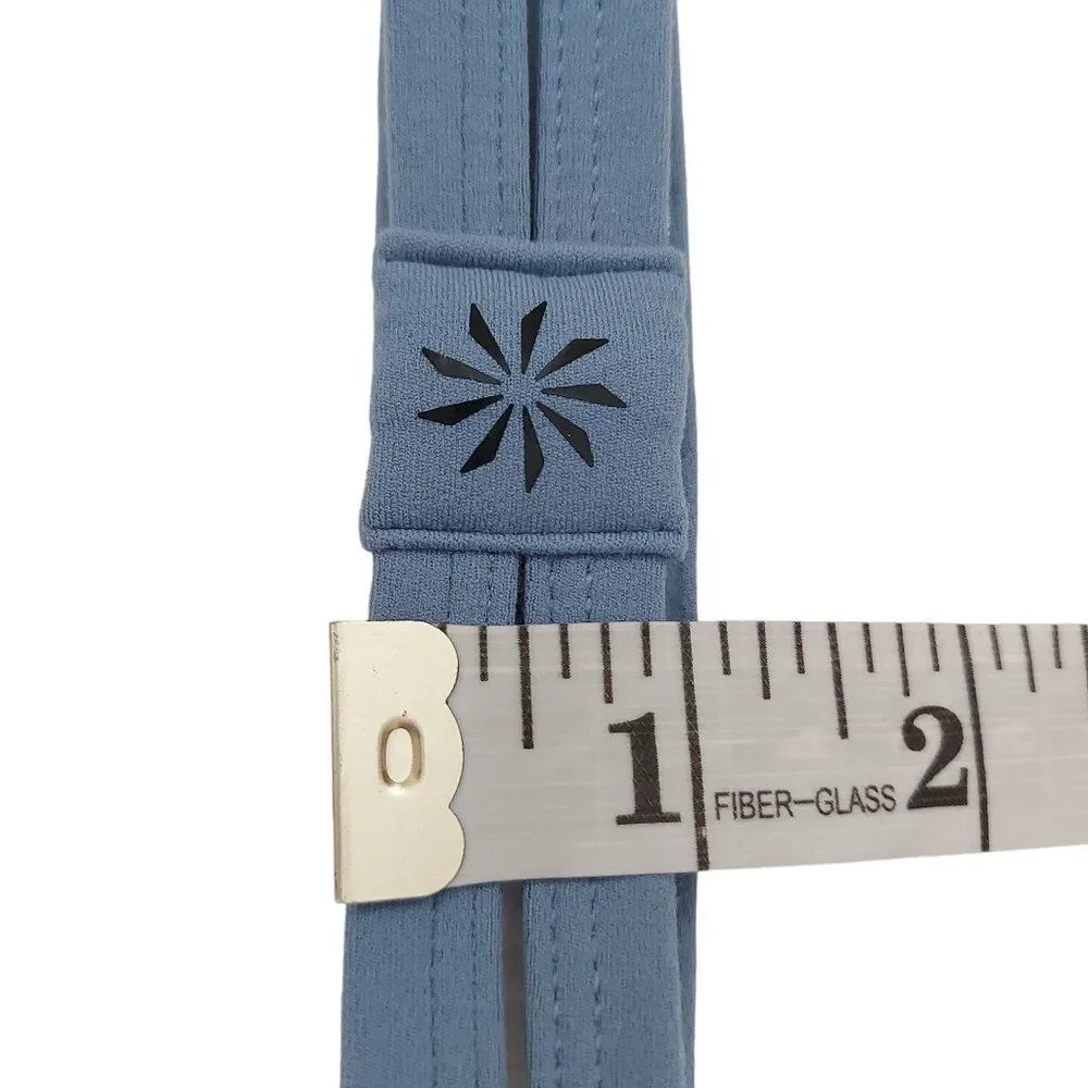 Athleta Girl Double Trouble Hair Headband One Size Blue Activewear